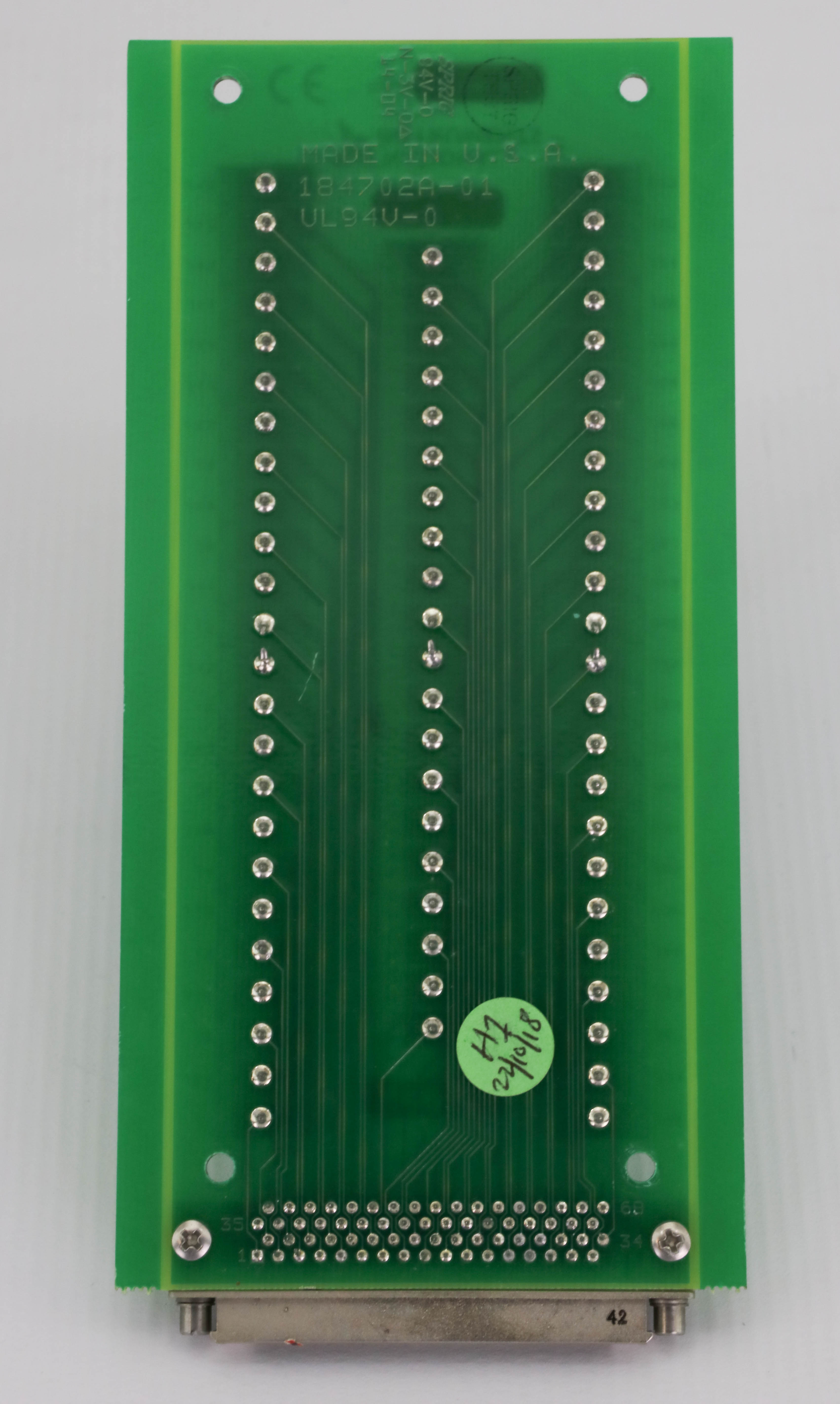 12703 NATIONAL INSTRUMENTS PCB, 68-PIN DIG & TRIGGER I/O TERMINAL